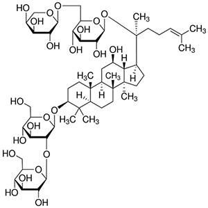 Ginsenoside Rb2 Structure